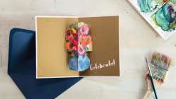 Cricut Crafts: Floral Pop-Up Card