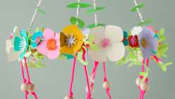 Cricut Crafts: Paper Flower Chandelier