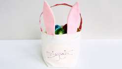 Sew an Easter Bunny Basket