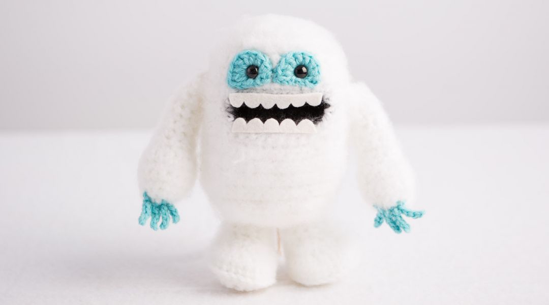 Crocheted Abominable Snowman