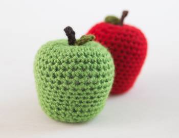 Crocheted Apple