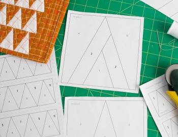 Paper-Pieced Quilts: Sewing Blocks and Assembling a Quilt Top
