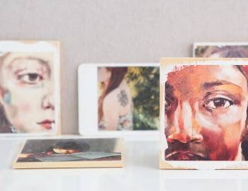 Color Image Transfers on Wood
