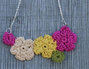 Crochet Flower Jewelry