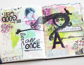 Art Journaling: Collage, Composition and Lettering