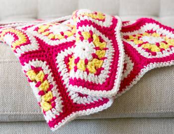 Granny Squares Baby Blanket: Add a Crocheted Edging