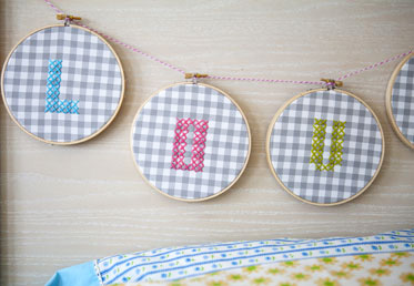 Cross-stitch will appeal to new generations of crafters with Annabel Wrigley's modern and feminine take on this classic. Oversized gingham makes a natural “map” to follow when creating the stitches, and bright embroidery floss ups the cool factor.