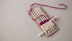 This kids craft project will teach you how to weave with your child. As a great crafts for kids project, children will learn to use a portable loom and with bright yarn, and kids will create wall hangings, necklaces and cuffs.