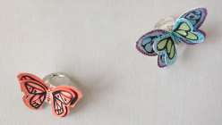 Annabel Wrigley demonstrates how to make paper butterfly rings using a Cricut Explore machine in this crafts for kids class. Learn how to decorate your butterfly shapes using watercolors, gel pens, and a felt tip marker in children's crafting lesson.