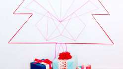 DIY Christmas Tree String Art: Courtney Cerruti will show you how to create geometric design on the fly, in any size you please. This project is the perfect way to add a big splash of holiday and Christmas cheer to any room.