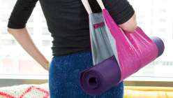 Learn how to sew this handy yoga mat bag with Ashley Nickels. The sewing pattern for this bag is available for download in the class PDF.
