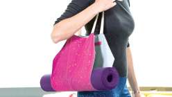 Learn how to sew this handy yoga mat bag with Ashley Nickels. The sewing pattern for this bag is available for download in the class PDF.
