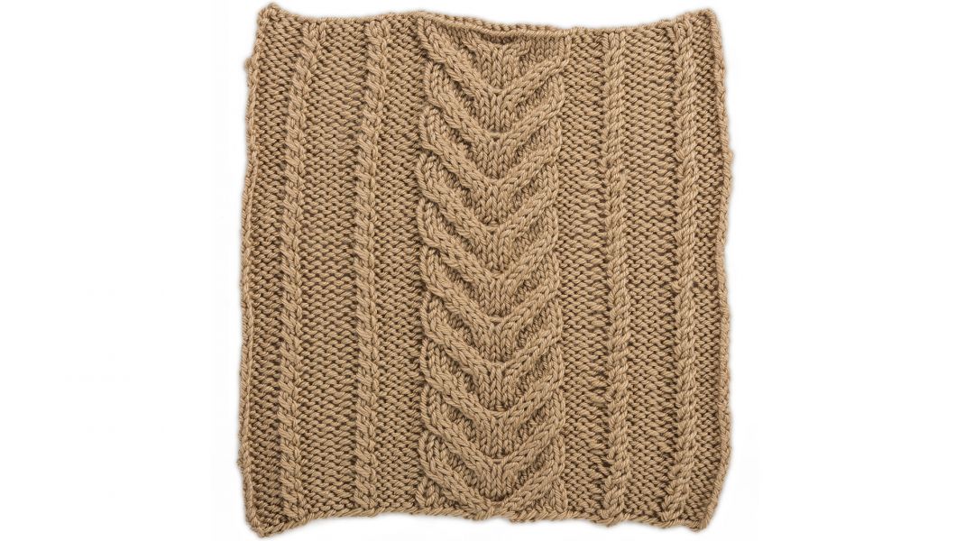 Cabled Afghan